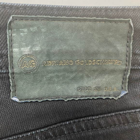 Men's AG Adriano Goldschmied Slim Straight Jeans Black Waist 31 Matchbox USA - Picture 6 of 15